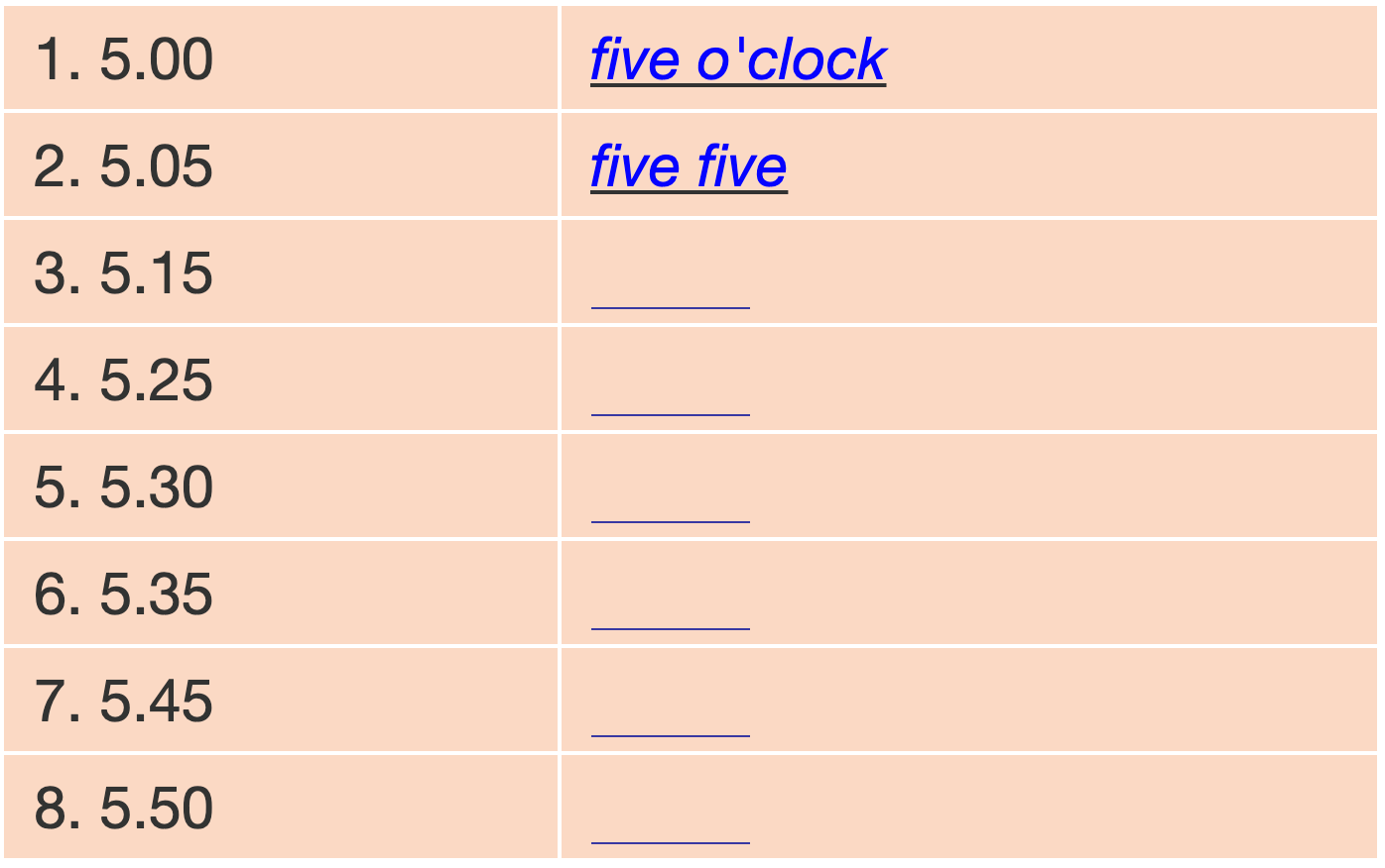 SBT Tiếng Anh 4 Unit 11: Vocabulary (trang 44-45) (ảnh 1)