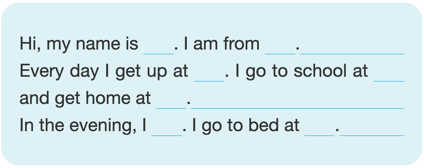 SBT Tiếng Anh 4 Unit 11: Writing (trang 47) (ảnh 1)