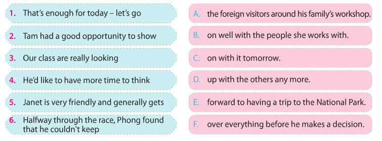 SBT Tiếng Anh 9 mới Unit 2: Vocabulary - Grammar trang 12-13-14 (ảnh 3)