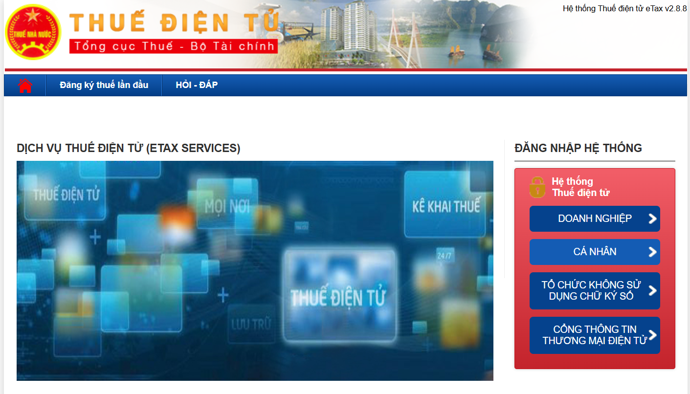 Cổng thông tin điện tử - Tổng cục Thuế