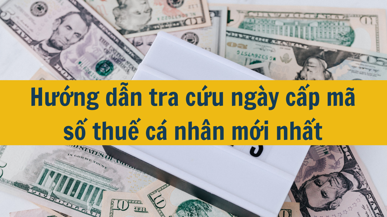 Hướng dẫn tra cứu ngày cấp mã số thuế cá nhân mới nhất