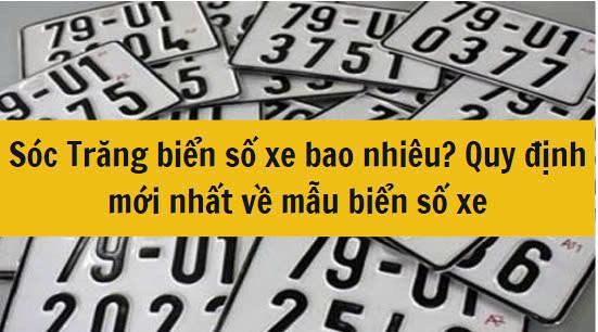 Sóc Trăng biển số xe bao nhiêu? Quy định mới nhất 2025 về mẫu biển số xe