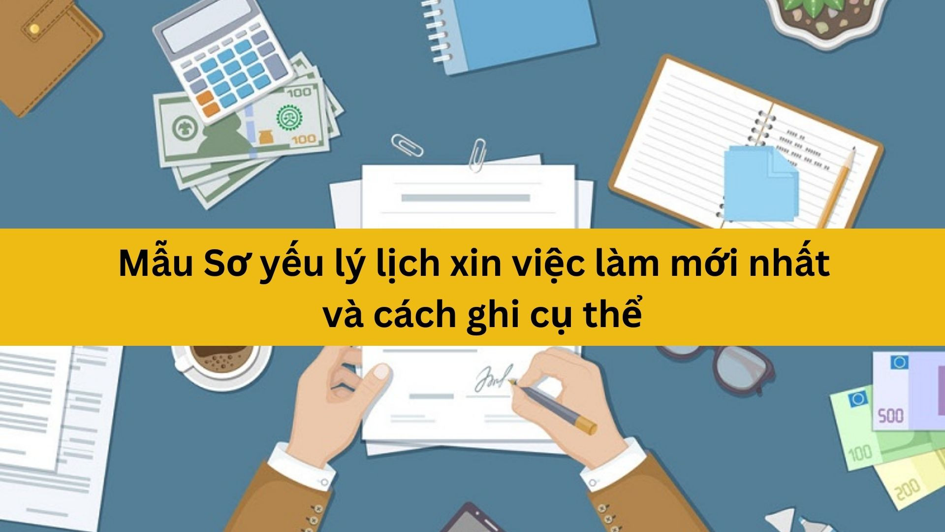 Mẫu Sơ yếu lý lịch xin việc làm mới nhất và cách ghi cụ thể