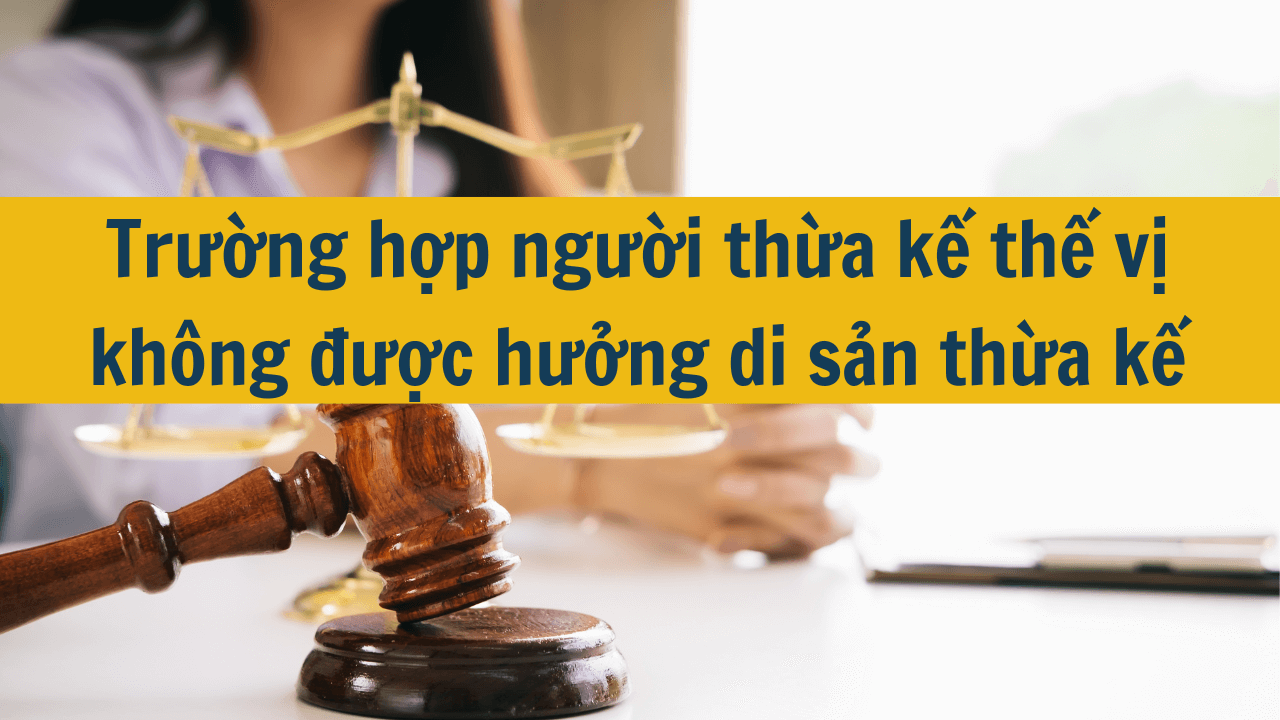 Trường hợp người thừa kế thế vị không được hưởng di sản thừa kế mới nhất 2025 (ảnh 1)