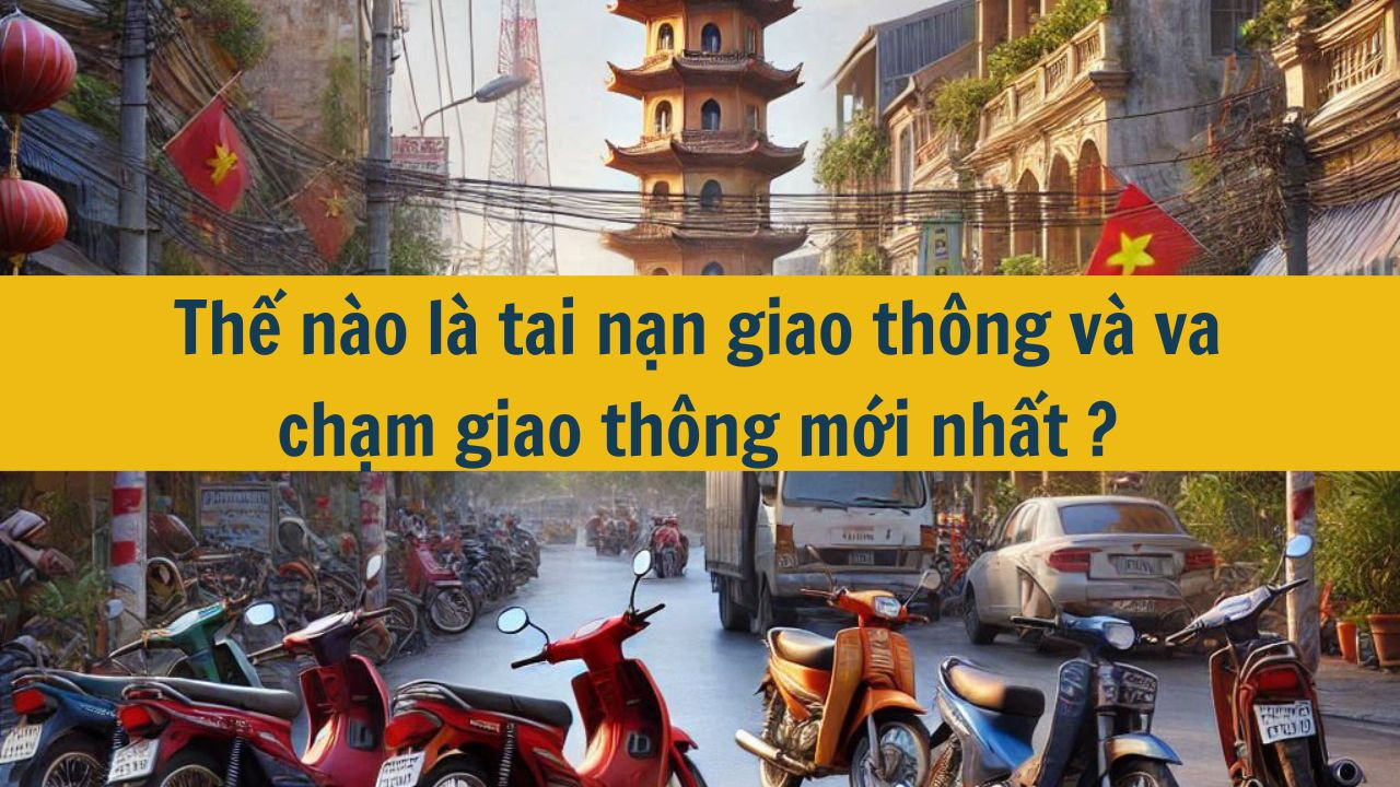 Thế nào là tai nạn giao thông và va chạm giao thông mới nhất 2025?