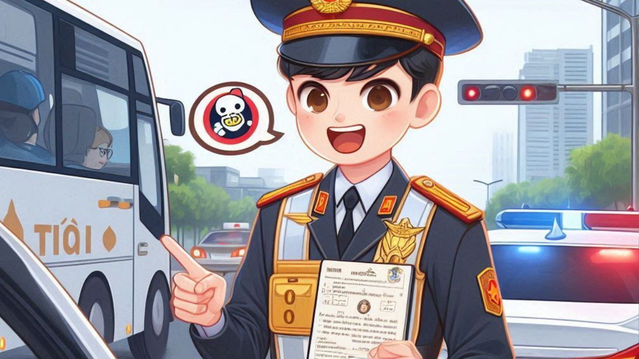Xe m&aacute;y c&oacute; thể bị xử phạt nếu đ&egrave; vạch xương c&aacute;