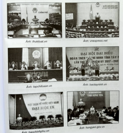 SBT Kinh tế Pháp luật 10 Bài 18 (Cánh diều): Hiến pháp nước cộng hòa XHCN Việt Nam về bộ máy nhà nước  (ảnh 1)