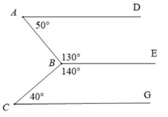Trắc nghiệm Hai đường thẳng song song có đáp án - Toán lớp 7 (ảnh 1)