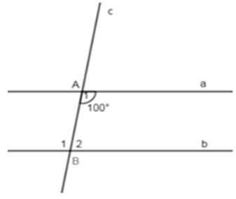 Trắc nghiệm Hai đường thẳng song song có đáp án - Toán lớp 7 (ảnh 1)