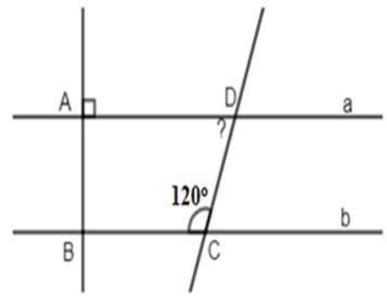 Trắc nghiệm Từ vuông góc đến song song có đáp án - Toán lớp 7 (ảnh 1)