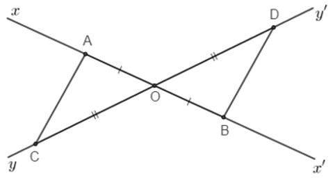 Trắc nghiệm Trường hợp bằng nhau thứ hai của hai tam giác cạnh - góc - cạnh có đáp án - Toán lớp 7 (ảnh 1)