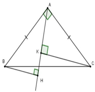 Trắc nghiệm Trường hợp bằng nhau của hai tam giác vuông có đáp án - Toán lớp 7 (ảnh 1)