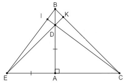 Trắc nghiệm Tính hóa học thân phụ lối cao của tam giác sở hữu đáp án - Toán lớp 7 (ảnh 1)