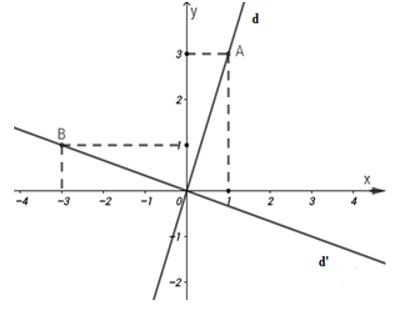 Trắc nghiệm Đồ thị của hàm số y = ax có đáp án - Toán lớp 7 (ảnh 4)