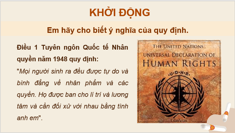 Giáo án điện tử KTPL 11 Bài 10 (Chân trời sáng tạo): Quyền bình đẳng của công dân trước pháp luật (ảnh 1)