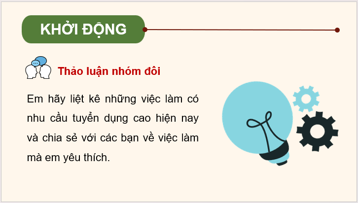 Giáo án điện tử KTPL 11 Bài 4 (Cánh diều): Việc làm (ảnh 1)