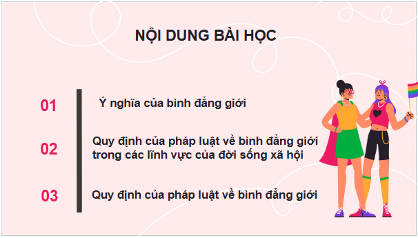 Giáo án điện tử KTPL 11 Bài 11 (Cánh diều): Bình đẳng giới trong đời sống xã hội (ảnh 1)