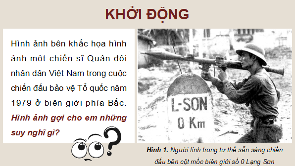 Giáo án điện tử Lịch sử 12 Bài 9 (Kết nối tri thức): Cuộc đấu tranh bảo vệ Tổ quốc từ sau tháng 4 - 1975 đến nay. Một số bài học lịch sử của các cuộc kháng chiến bảo vệ Tổ quốc từ năm 1945 đến nay (ảnh 1)