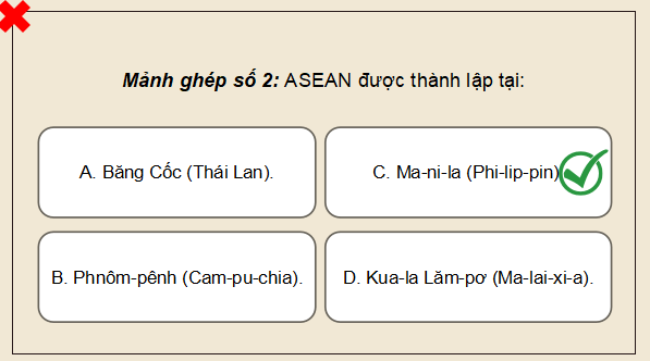 Giáo án điện tử Lịch sử 12 Bài 4 (Kết nối tri thức): Sự ra đời và phát triển của Hiệp hội các quốc gia Đông Nam Á (ASEAN) (ảnh 1)