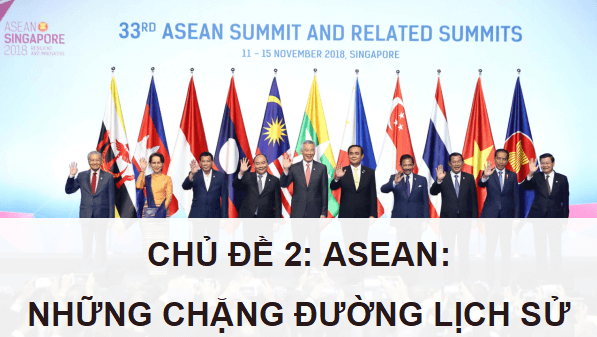 Giáo án điện tử Lịch sử 12 Bài 4 (Cánh diều): Sự ra đời và phát triển của Hiệp hội các quốc gia Đông Nam Á (ASEAN) (ảnh 1)