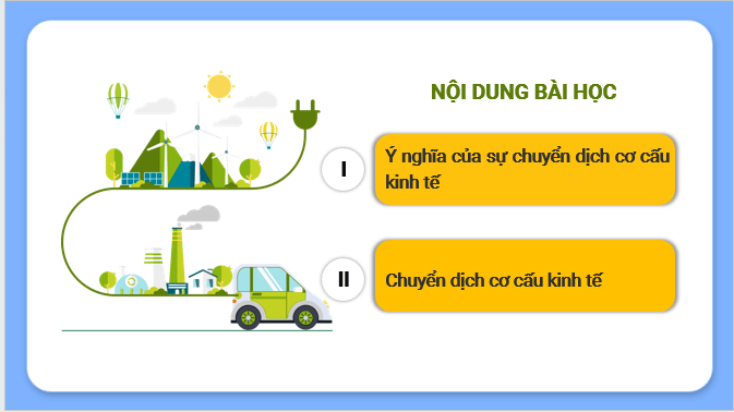 Giáo án điện tử Địa lí 12 Bài 10 (Kết nối tri thức): Chuyển dịch cơ cấu kinh tế (ảnh 1)
