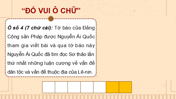 Giáo án điện tử Lịch sử 12 Bài 12 (Kết nối tri thức): Hoạt động đối ngoại của Việt Nam trong đấu tranh giành độc lập dân tộc (từ đầu thế kỉ XX đến Cách mạng tháng Tám năm 1945) (ảnh 1)