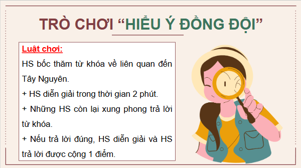 Giáo án điện tử Địa lí 12 Bài 23 (Cánh diều): Khai thác thế mạnh để phát triển kinh tế ở Tây Nguyên (ảnh 1)