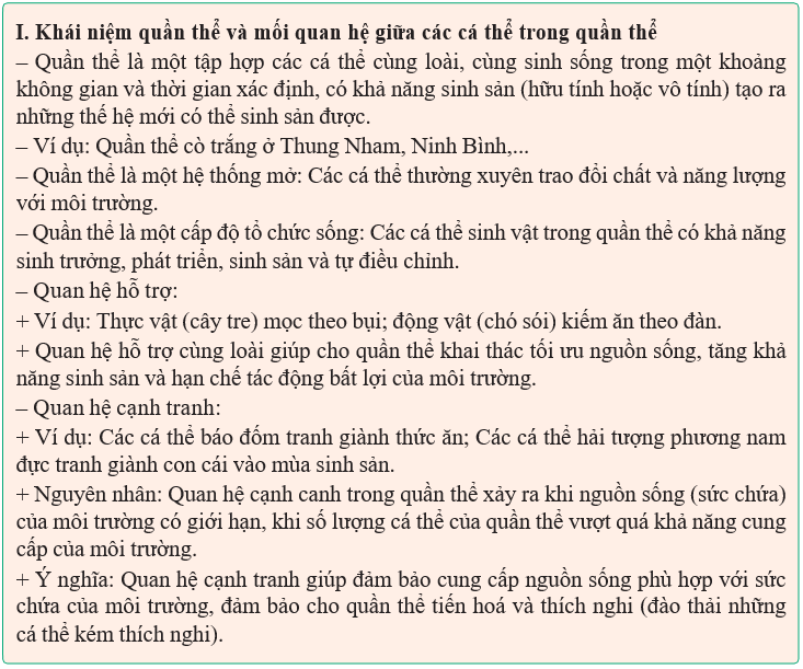 Gi&aacute;o &aacute;n điện tử Sinh học 12 (Kết nối tri thức): B&agrave;i 24: Sinh th&aacute;i học quần thể (ảnh 1)