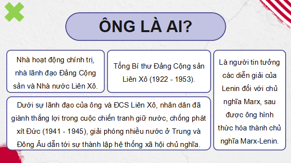 Giáo án điện tử Lịch sử 12 Bài 2 (Cánh diều): Trật tự thế giới trong Chiến tranh lạnh (ảnh 1)