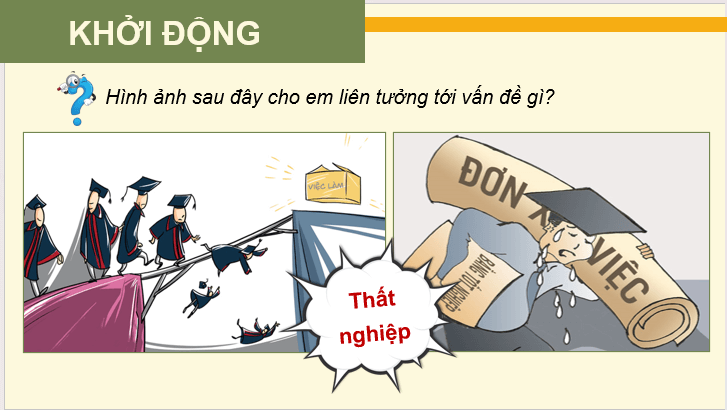Giáo án điện tử KTPL 11 Bài 4 (Kết nối tri thức): Thất nghiệp (ảnh 1)