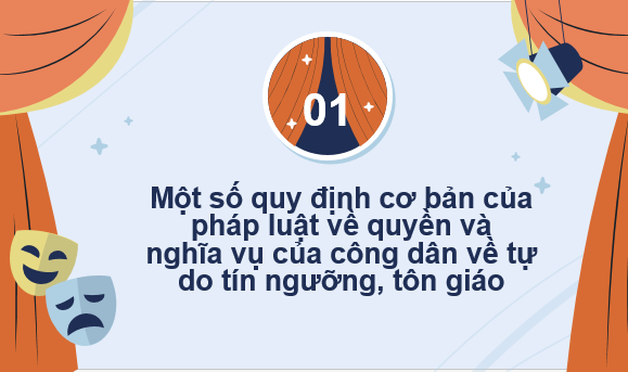 Giáo án điện tử KTPL 11 Bài 21 (Cánh diều): Quyền và nghĩa vụ công dân về tự do tín ngưỡng và tôn giáo (ảnh 1)