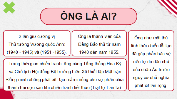 Giáo án điện tử Lịch sử 12 Bài 2 (Cánh diều): Trật tự thế giới trong Chiến tranh lạnh (ảnh 1)