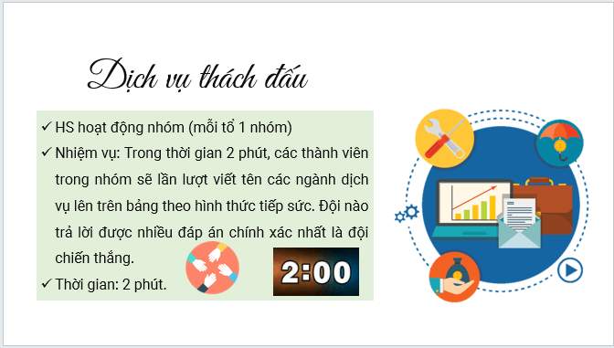Giáo án điện tử Địa lí 12 Bài 19 (Kết nối tri thức): Vai trò, các nhân tố ảnh hưởng đến sự phát triển và phân bố các ngành dịch vụ (ảnh 1)