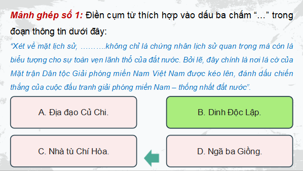 Giáo án điện tử Lịch sử 12 Bài 8 (Cánh diều): Cuộc kháng chiến chống Mỹ, cứu nước (1954 - 1975) (ảnh 1)