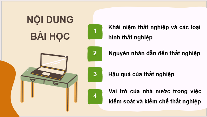 Giáo án điện tử KTPL 11 Bài 4 (Kết nối tri thức): Thất nghiệp (ảnh 1)