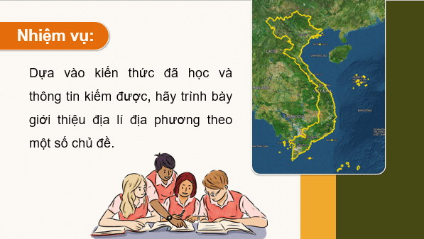 Giáo án điện tử Địa lí 12 Bài 35 (Kết nối tri thức): Thực hành: Tìm hiểu địa lí địa phương (ảnh 1)
