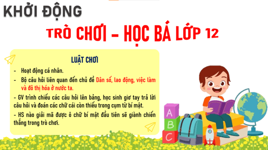 Giáo án điện tử Địa lí 12 Bài 10 (Chân trời sáng tạo): Thực hành: Tìm hiểu về địa lí dân cư Việt Nam (ảnh 1)
