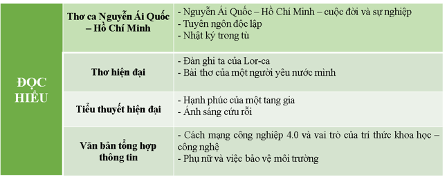 Top 5 mẫu Viết văn bản thông tin: Hệ thống các văn bản đọc hiểu đã được học ở sách Ngữ văn 12 (2025) SIÊU HAY (ảnh 1)