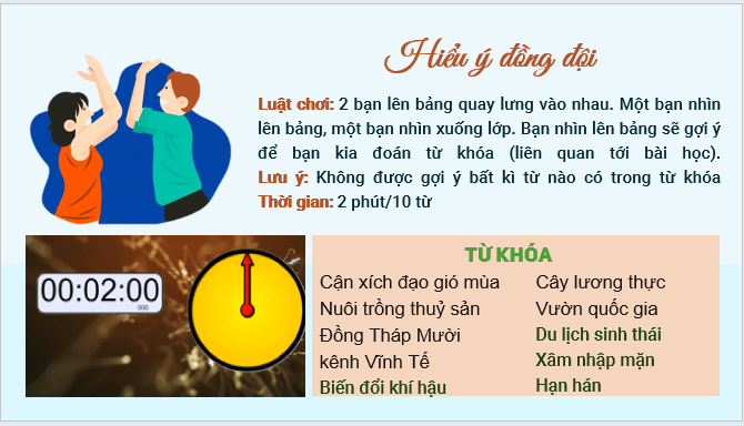 Giáo án điện tử Địa lí 12 Bài 31 (Kết nối tri thức): Thực hành: Viết báo cáo về biến đổi khí hậu ở Đồng bằng sông Cửu Long (ảnh 1)