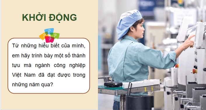 Giáo án điện tử Địa lí 12 Bài 19 (Chân trời sáng tạo): Thực hành: Vẽ biểu đồ, nhận xét và giải thích tình hình phát triển ngành công nghiệp (ảnh 1)