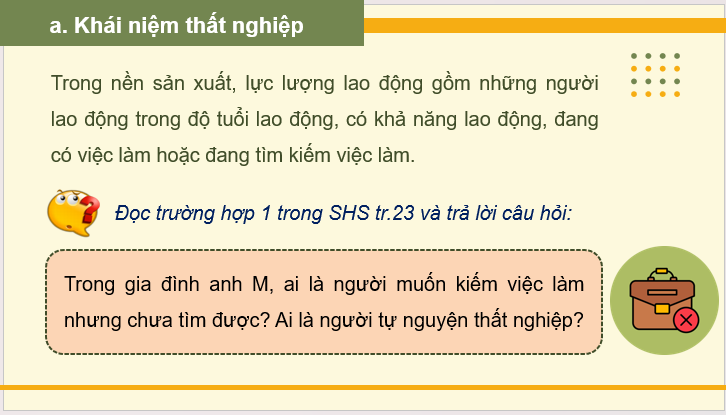 Giáo án điện tử KTPL 11 Bài 4 (Kết nối tri thức): Thất nghiệp (ảnh 1)