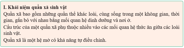 Giáo án điện tử Sinh học 12 (Kết nối tri thức): Bài 26: Quần xã sinh vật (ảnh 1)