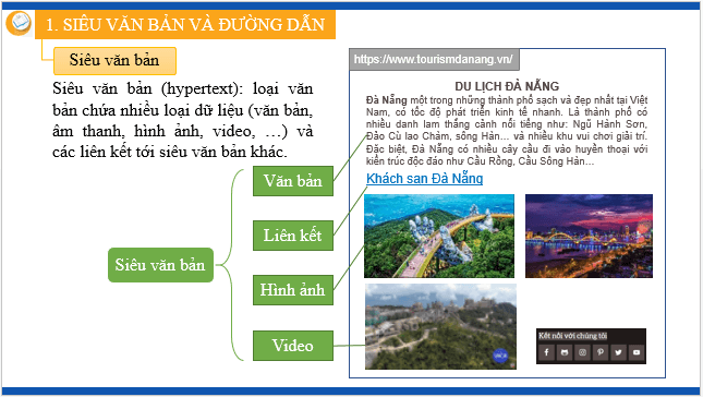 Giáo án điện tử Tin học 12 (Kết nối tri thức): Bài 10: Tạo liên kết (ảnh 1)