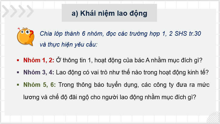 Giáo án điện tử KTPL 11 Bài 5 (Kết nối tri thức): Thị trường lao động và việc làm (ảnh 1)