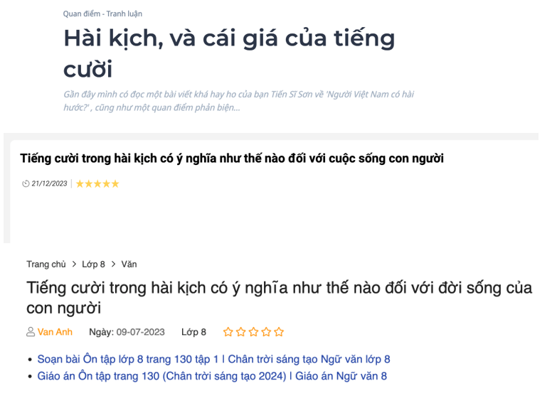 Top 5 mẫu Sức mạnh của tiếng cười qua một số tác phẩm hài kịch (2025) SIÊU HAY (ảnh 1)
