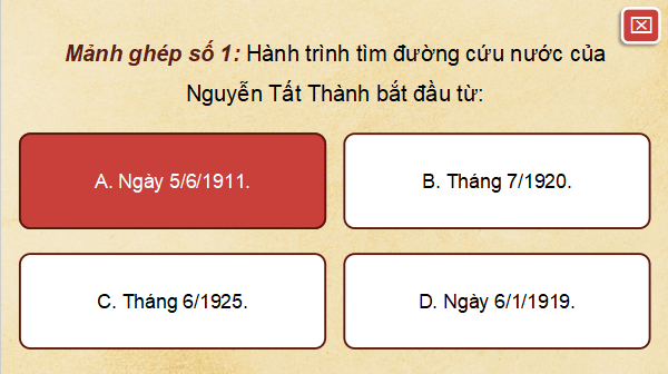 Giáo án điện tử Lịch sử 12 Bài 16 (Kết nối tri thức): Hồ Chí Minh - Anh hùng giải phóng dân tộc (ảnh 1)