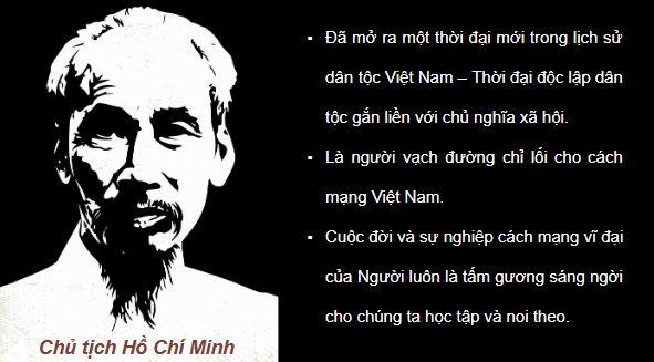 Giáo án điện tử Lịch sử 12 Bài 14 (Chân trời sáng tạo): Khái quát về cuộc đời và sự nghiệp của Hồ Chí Minh (ảnh 1)