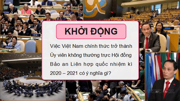 Giáo án điện tử Lịch sử 12 Bài 1 (Cánh diều): Liên hợp quốc (ảnh 1)