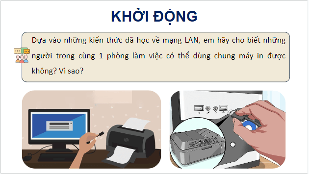 Giáo án điện tử Tin học 12 (Cánh diều): Bài 3: Thực hành thiết lập kết nối và sử dụng mạng (ảnh 1)