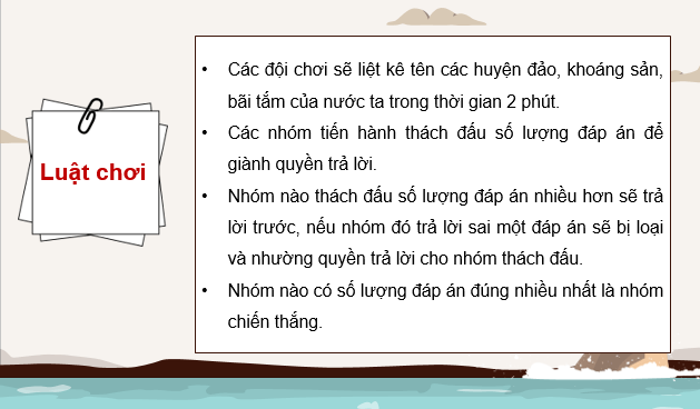 Giáo án điện tử Địa lí 12 Bài 37 (Chân trời sáng tạo): Phát triển kinh tế và đảm bảo an ninh quốc phòng ở Biển Đông và các đảo, quần đảo (ảnh 1)